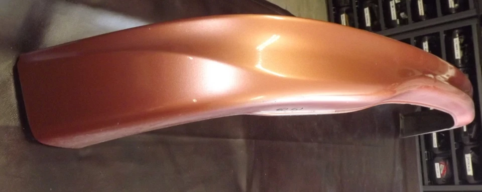 07-08 OEM Honda Fit Sport parachoques trasero alerón/labio - naranja brillante metálico R Foto 4 de 4