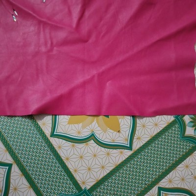 100% Original Rani Pink Leder Nappa 6 Quadratfuß Lamm Handwerk Heim &