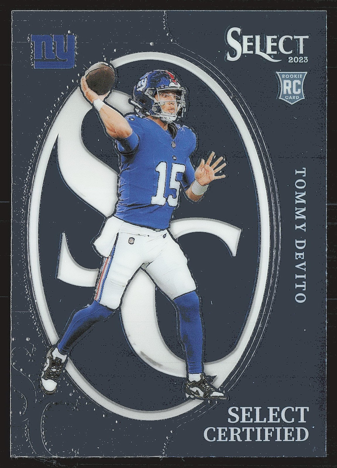 2023 Panini Select #CRO-TDE Tommy DeVito Select Certified Rookies RC