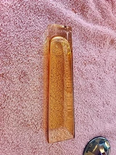 Royal Gallery 24% Lead Crystal vase yellow/amber