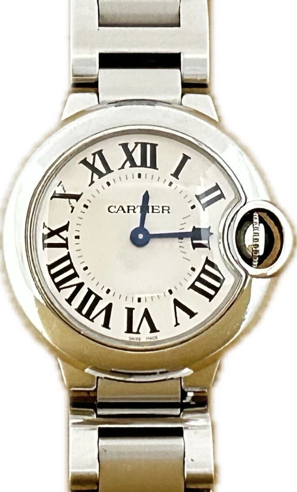 Cartier Ballon Bleu W69010Z4 3009 SM 29mm Quartz Womens Watch Excellent A4774 - Image 3 of 4