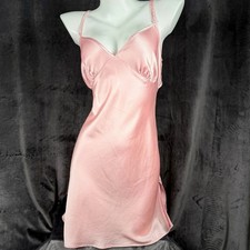 Vintage Victorias Secret Silk Mini Slip Dress Y2K Coquette Fairy Angel Core L