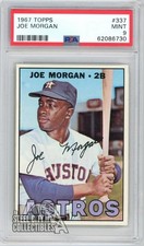 Joe Morgan 1967 Topps Card #337 PSA 9 Mint