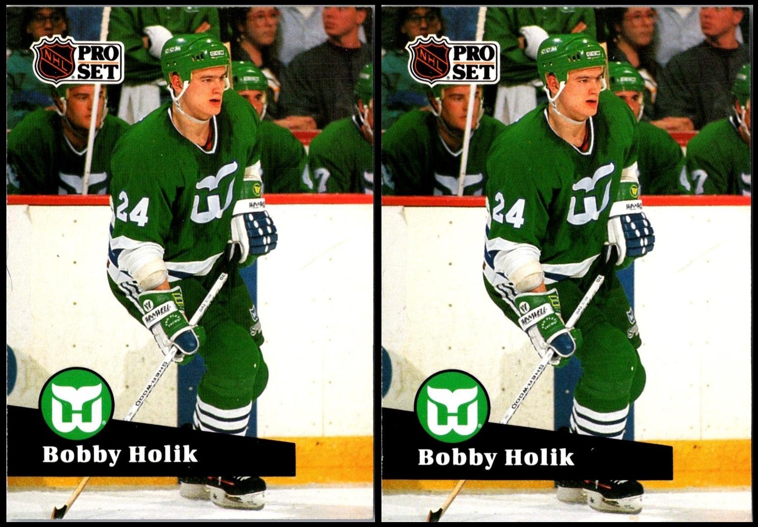 Pro Set Bobby Holik (2) Card Lot - GOING, GOING… ALMOST GONE! DON’T WAIT!
