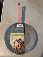 David Burke Spring Creations 9.5” Fry Ceramic  Pan Pink New