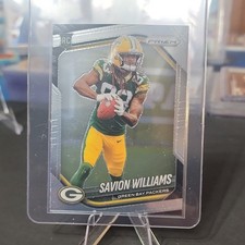 Panini Prizm Savion Williams Rookie #306 2025 Green Bay Packers Football Card. rookie card picture