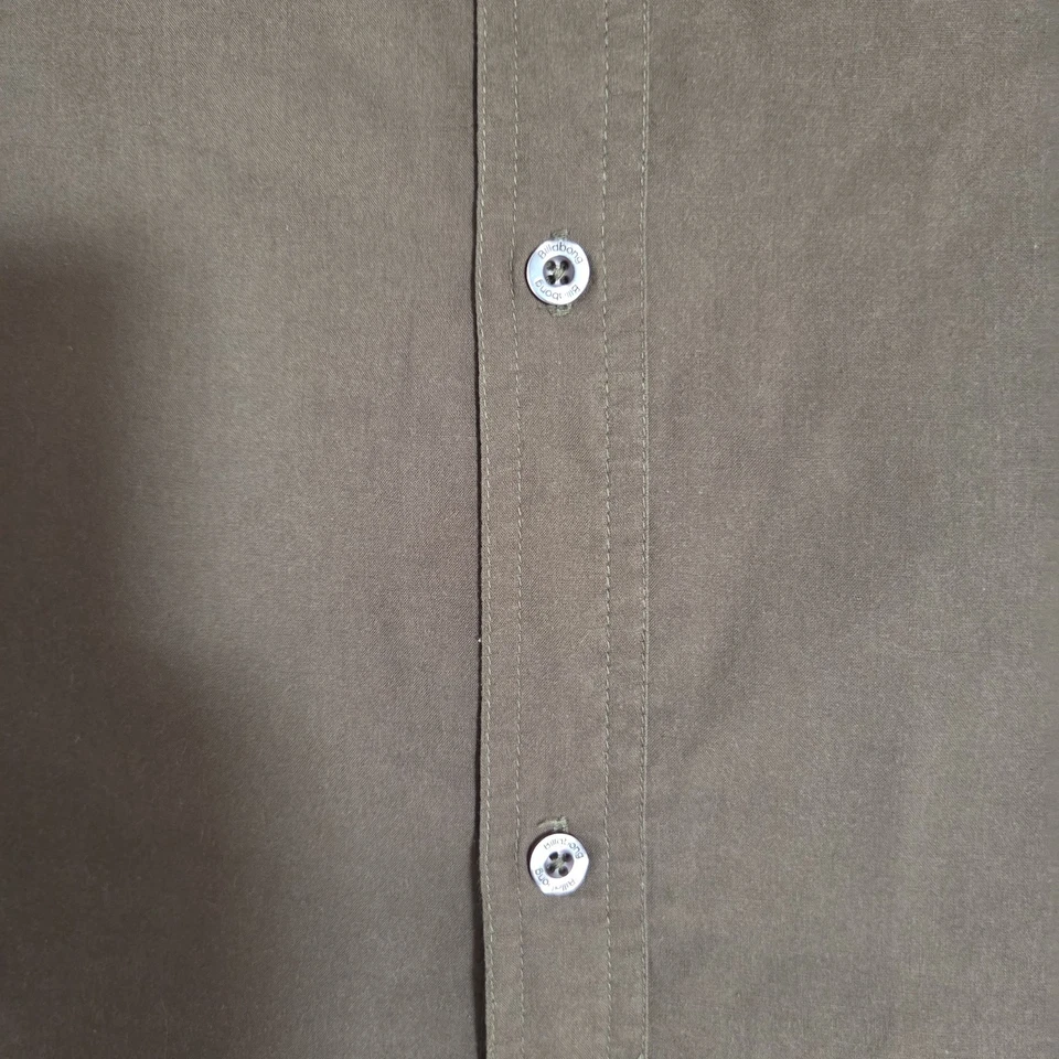 Billabong Shirt ~ Size L Men's ~ Brown Collar Button Pocket - Image 3 of 4