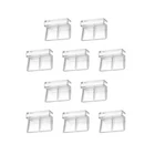 10PCS Acrylic Aquarium Glass Cover Bracket Holder For Rimless Fish Tank