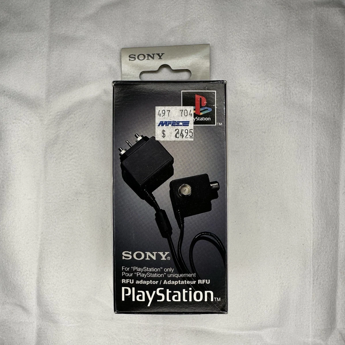 Adaptador RFU OEM Sony PlayStation (SCPH-1061, 94046) con caja y manual, probado