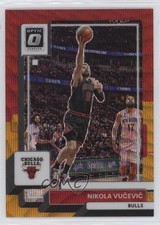 2022-23 Panini Donruss Optic Red & Gold Wave Prizm 21/99 Nikola Vucevic #60 11pj