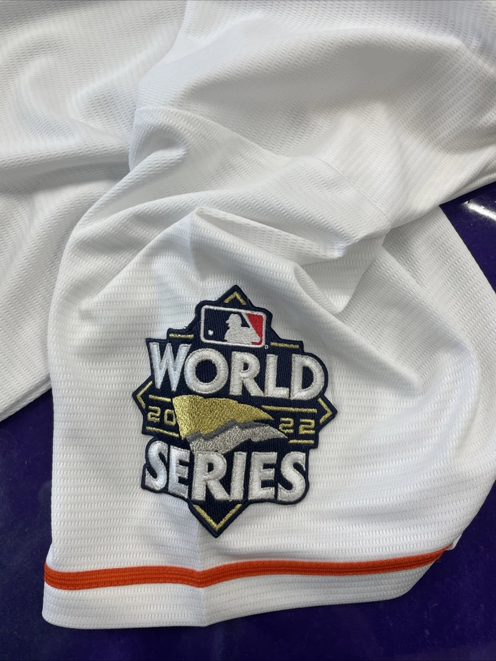 NEW Jeremy Pena Houston Astros Nike Limited Home Jersey Gold Mens Size Large - Image 3 of 3