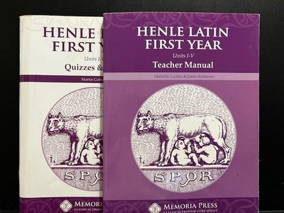 HENLE LATIN First Year - Units I-V - Teacher Manual + Quizzes & Tests