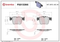 Brembo BremsbelÄGe Bremsbelagsatz Hinten MERCEDES-BENZ C-KLASSE Glc C253 X253