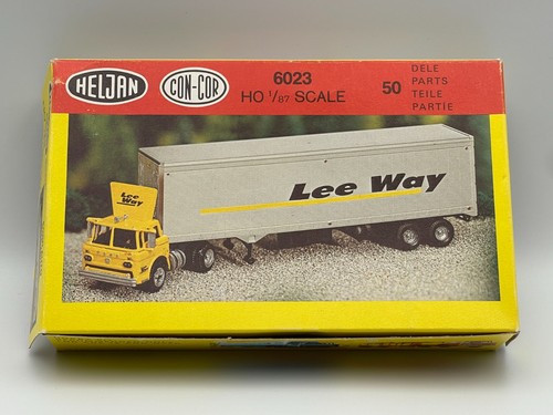 Remolque tractor Heljan Con-Cor 6023 Ford COE HO 1:87 Lee Way Kit Dinamarca | Zustand: Used
