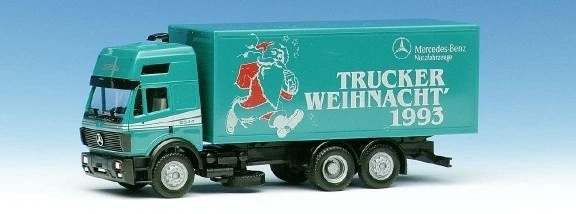 Herpa LKW MB SK 88 Eurocab Koffer-LKW Trucker Weihnacht 1993 169936 - Bild 1 von 1