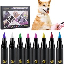 OLINGYOU Dog Nail Polish, Polish Pens Quick Dry-8 8Pcs, 8Colors