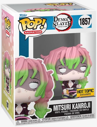 FUNKO POP DEMON SLAYER KIMETSU NO YAIBA MITSURI KANROJI 1857 EXCLUSIVE HOT TOPIC