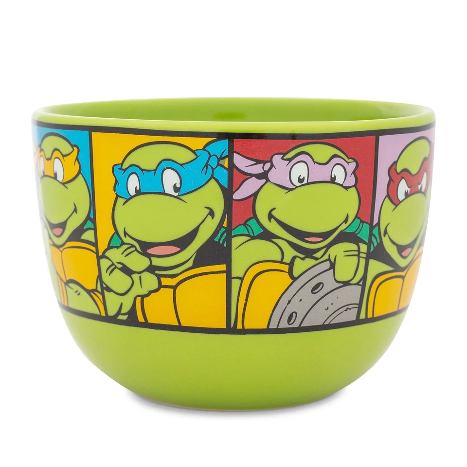 Teenage Mutant Ninja Turtles Personnages Céramique Soupe Tasse Prises 710ml - Photo 2/4