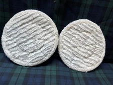 Shark Steam Mop Round 7.5" Washable Cleaning Pad 2 Pack