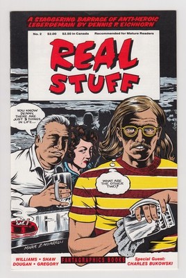 Fantagraphics REAL STUFF #2  Dennis Eichhorn/Stan Shaw/J.R. Williams  1991