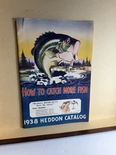 HEDDON TACKLE CATALOG YEAR 1938 /87 YEARS OLD/VERY GOOD CONDITION/ 39 PAGES/LOOK