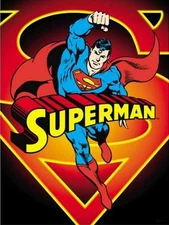 Flag DC Comics Superman 30" x 40" Fabric Print