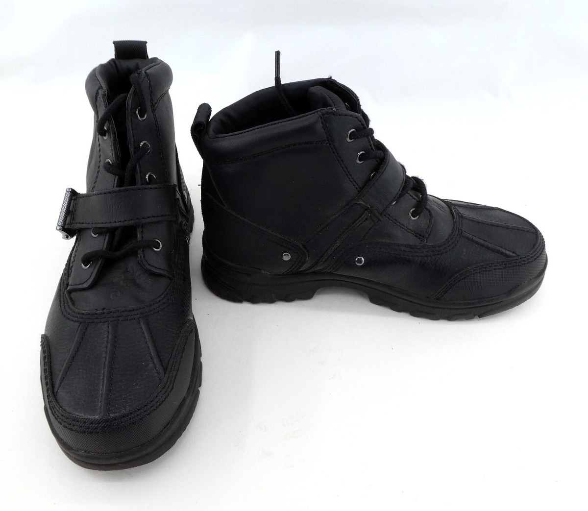 Polo Ralph Lauren Shoes Tyrek Boots Black Mismatched Womens size 7