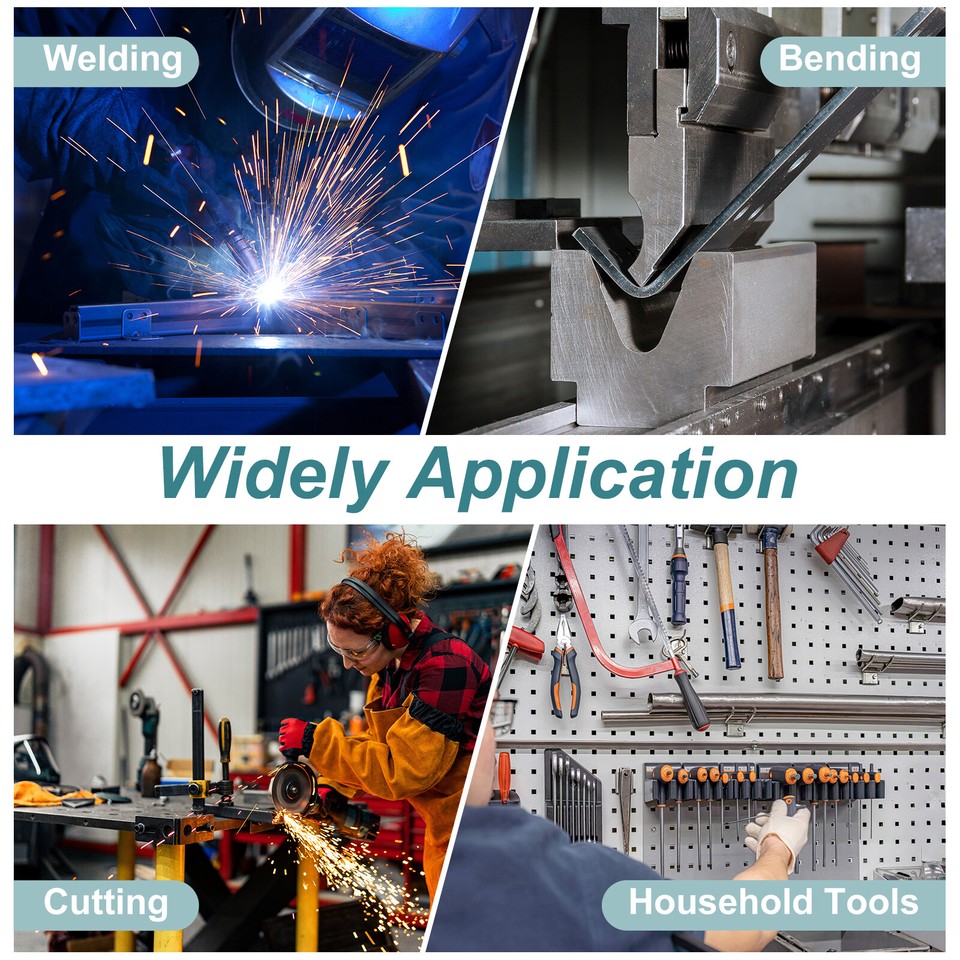 4Pcs 316L Stainless Steel Flat Bar, 1/8" Thickness 25/32" Width 12