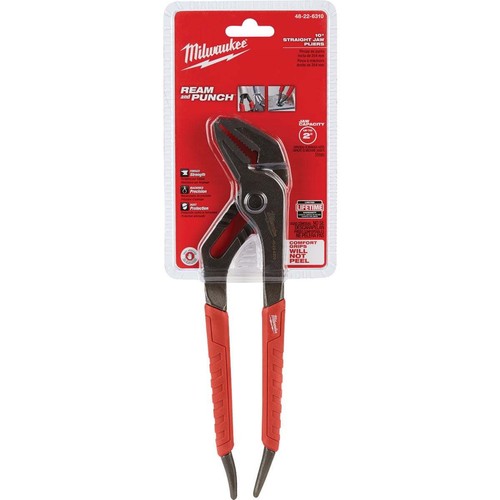 Milwaukee 48-22-6310 10" Comfort Grip Straight-Jaw Pliers