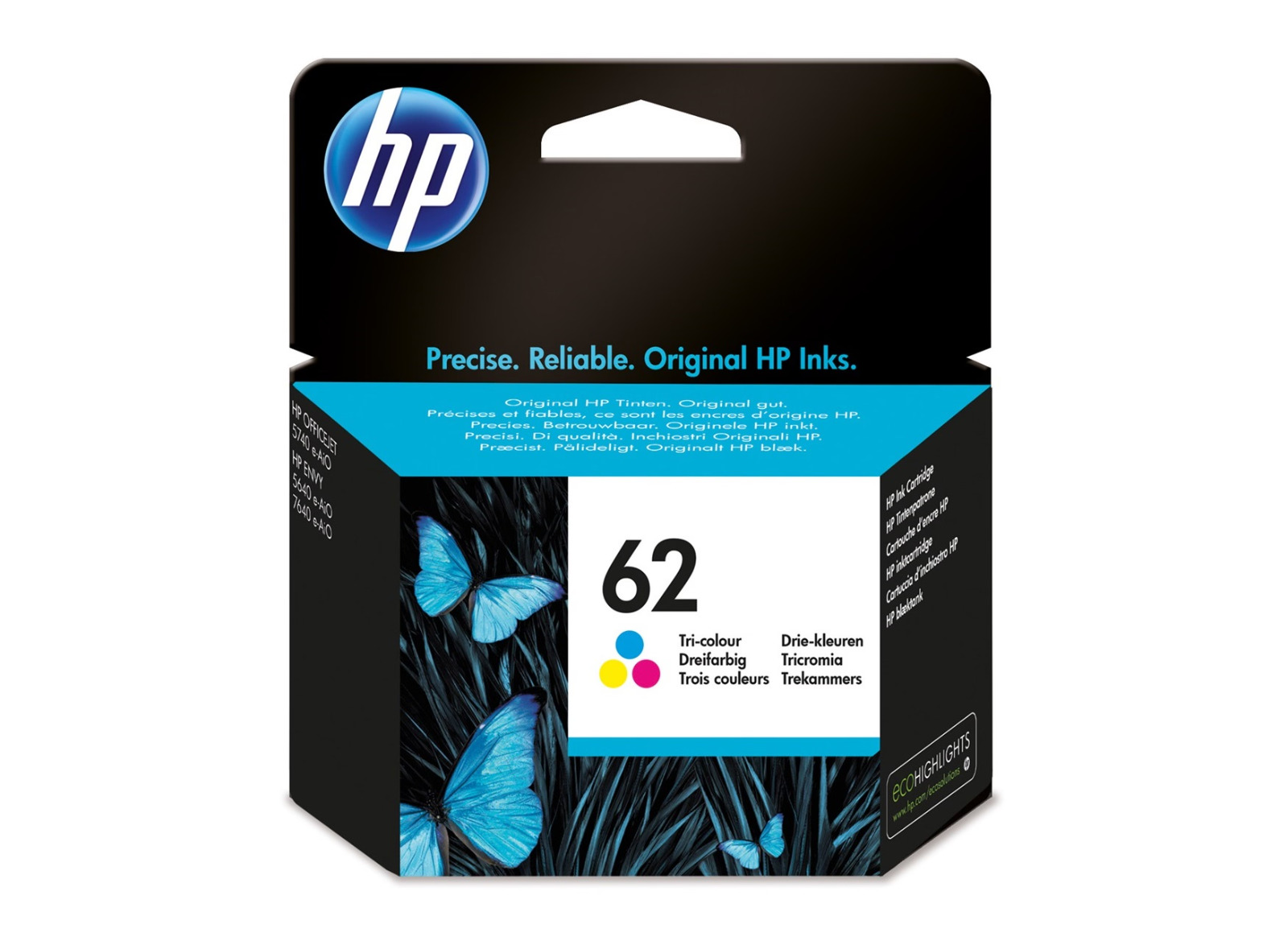 HP 62 (C2P06AA) Tri-Colour Ink Cartridge || FREE SHIPPING