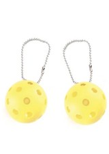 Pickleball Keychains - Identify Bags, Gift For Players, Ornaments, 2 With Chains