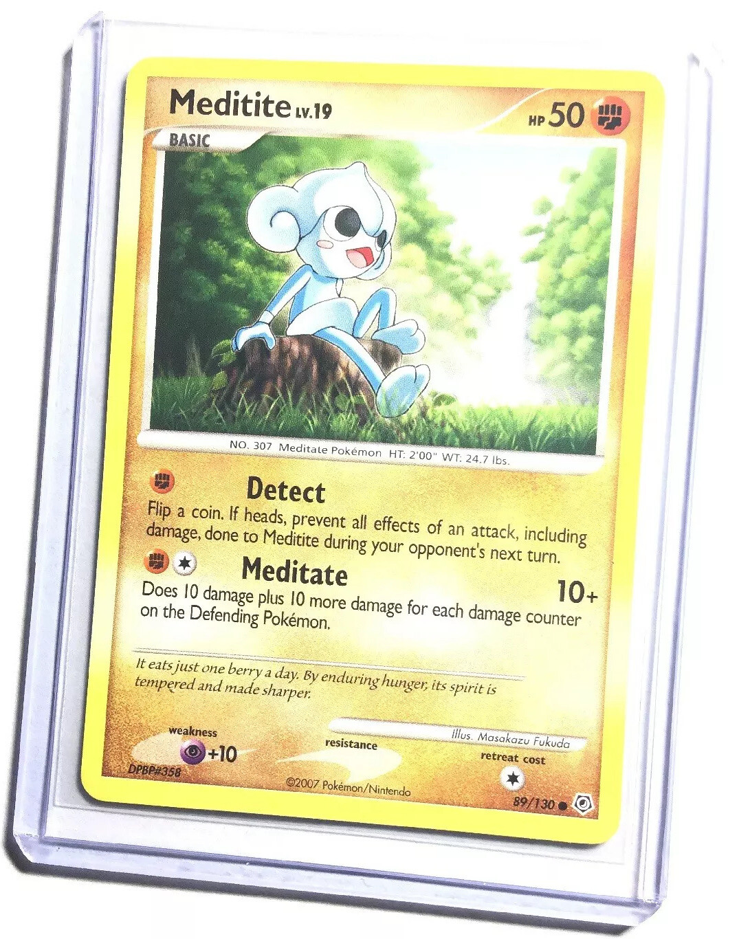 MEDITITE - 89/130 - Diamond & Pearl - Common - Pokemon Card - NM