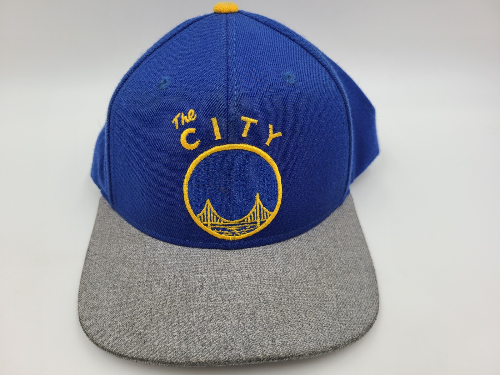 Golden State Warriors Adidas Snapback Hat Cap Men Women NBA Basketball Blue Gray