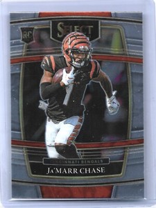 2021 Panini Select Ja'Marr Chase RC - Cincinnati Bengals - Concourse Base Rookie
