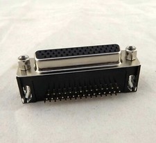 D-SUB DB44 44 Pin Female Right Angle PCB Solder Cable Adapter Connector 3 Rows