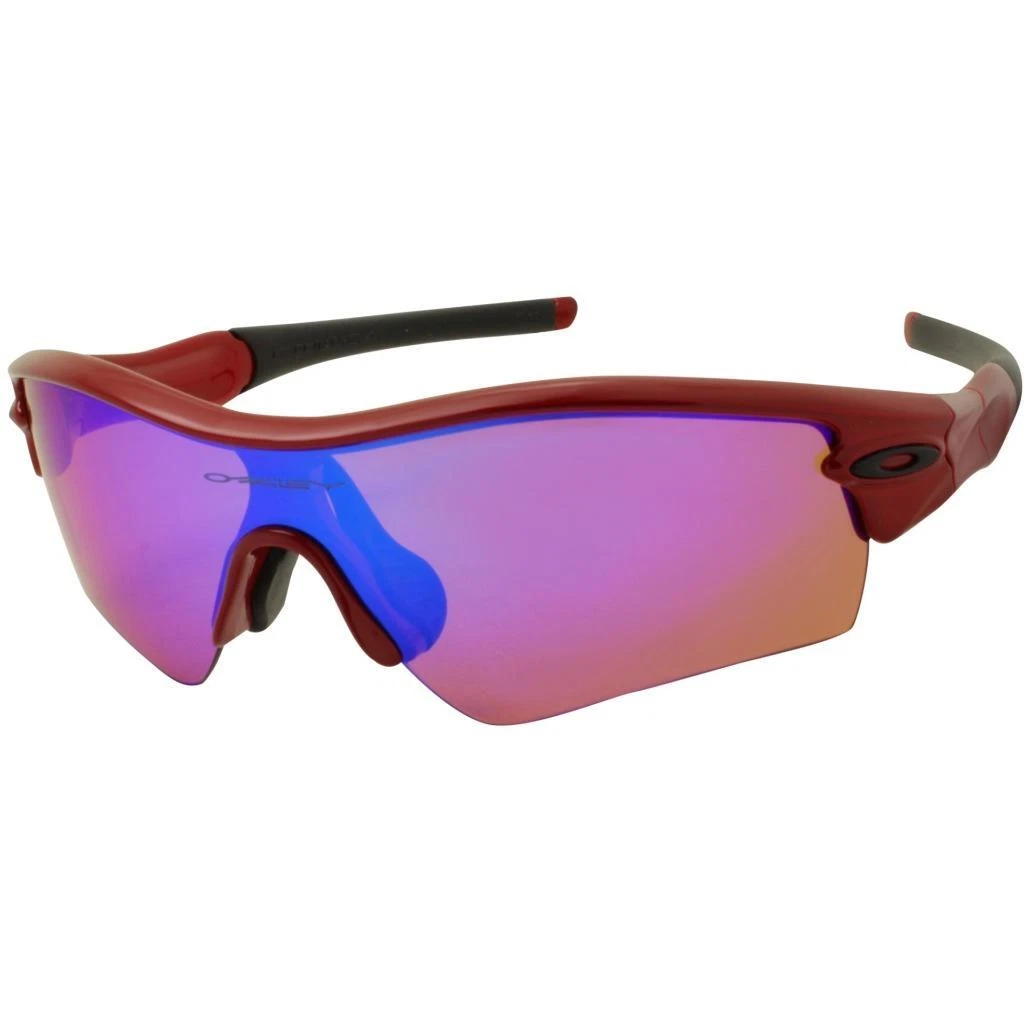 Oakley Custom Radar Path Team Red Frame Blue Iridium Lens Sports