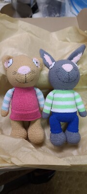 New Pip and Posy Plush Toy Character of Axel Scheffler Book Stuffed Doll Toys 9''