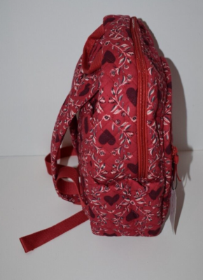 Vera Bradley Imperial Hearts Red Pattern Small Backpack | eBay display picture 1