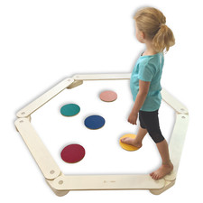 Balancierbalken aus Holz f&uuml;r Kinder