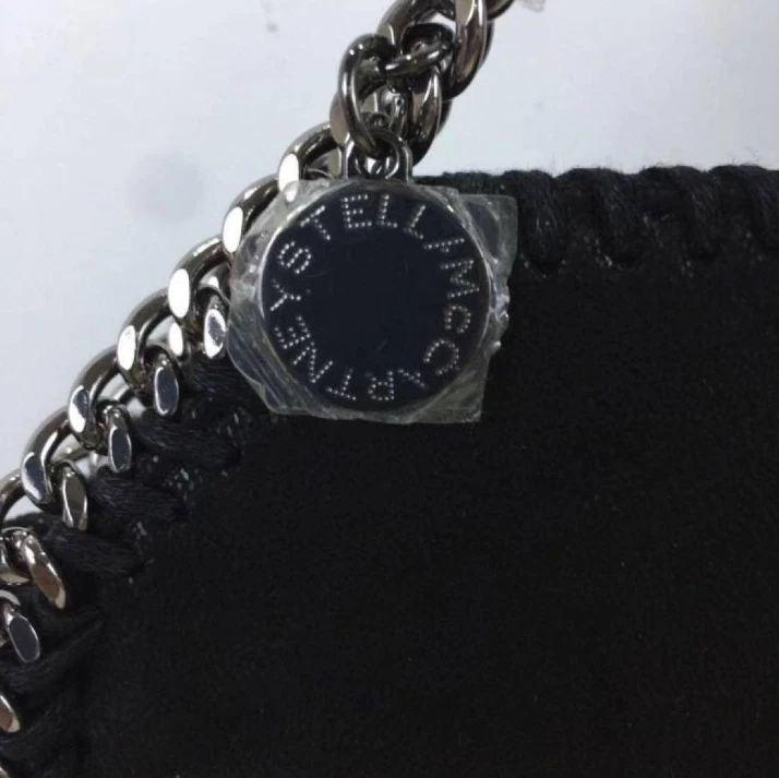 Stella McCartney Falabella Tiny Shoulder Bag Chain Black Tote Bag Black Women - Image 3 of 4