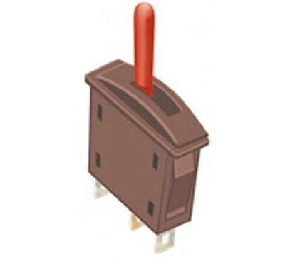 Peco PL-26R All Scales PASS CONT SW-RED LEVER