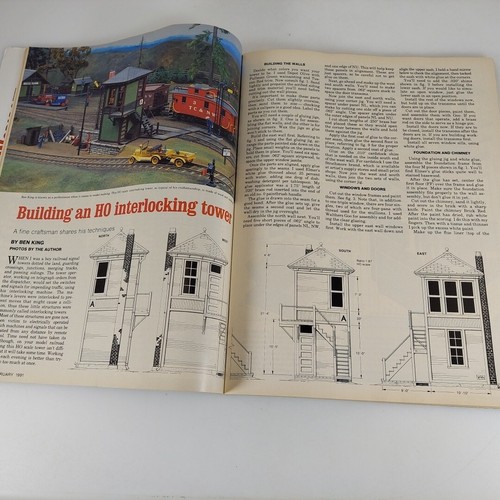 Model Railroader Magazine Feb 1991 Vol 58 No 2 Interlocking Tower, USSR Modeling - Picture 7 of 12