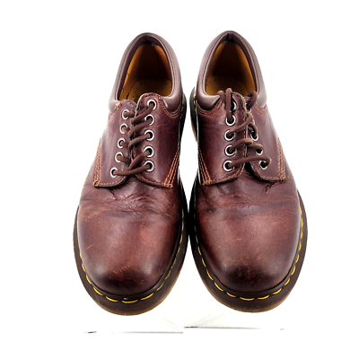 Doc Dr. Martens Brown Leather Mens US 11849 Oxford Shoes Womens Size 8 Dr. Martens Doc 11849 Crazy Horse Brown Leather Shoes Mens  main image 3