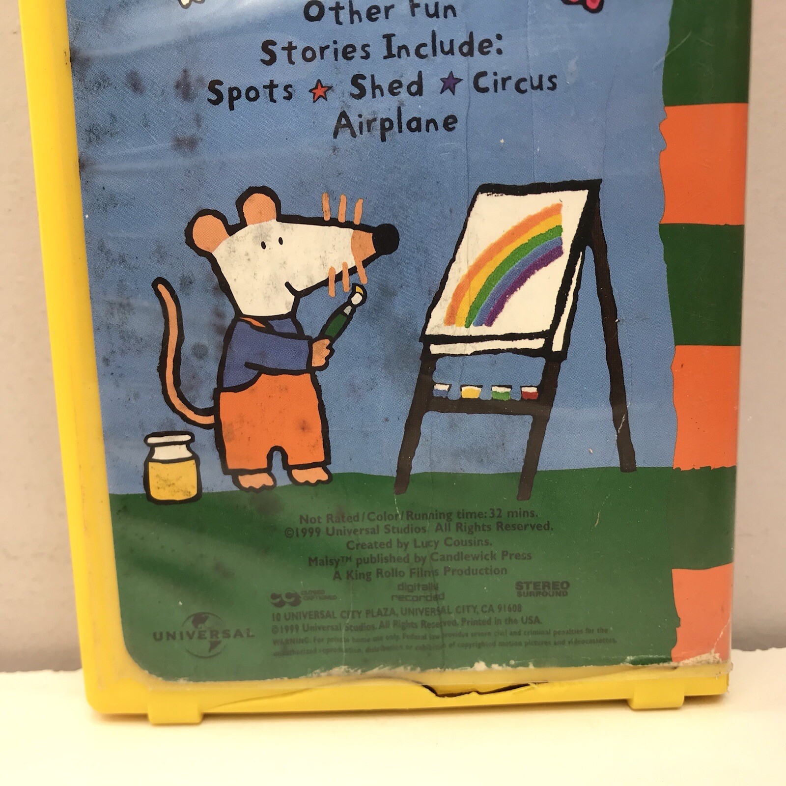 Nick Jr Maisy Colors & Shapes VHS Video Tape Nickelodeon BUY 2 GET 1