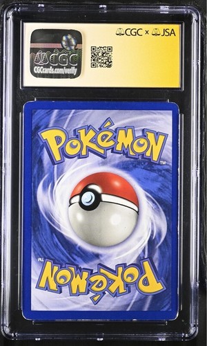 CGC 5 Auto 10 Gray Stamp 1st Edition Base Charizard by Mitsuhiro Arita - Picture 2 of 2