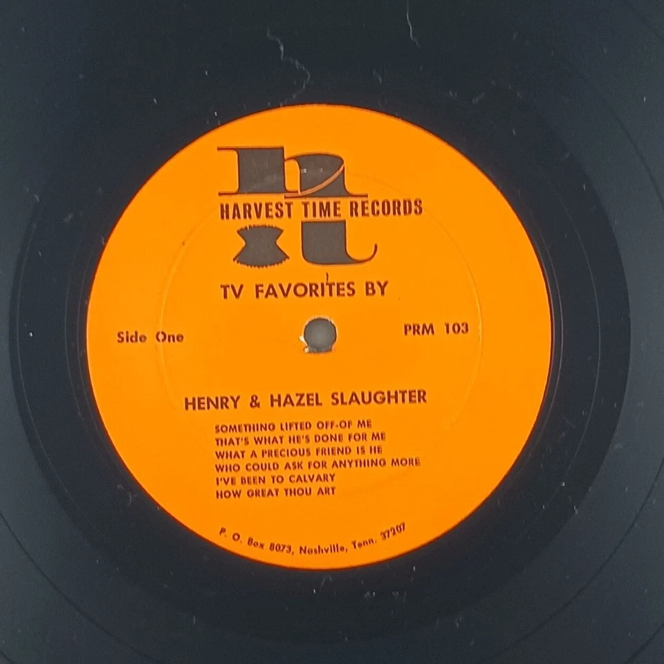 Henry & Hazel Slaughter – TV Favorites (Harvest Time Records PRM 103) - Image 3 of 4