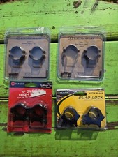 Lot Of Four 4 Scope Rings
