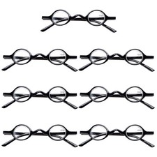 7PK Unisex Small Round Reading Glasses Blue Light Blocking Readers Men Women