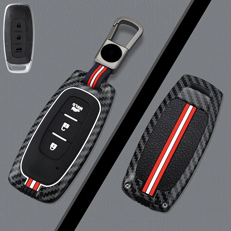 Zinc Alloy Silicone Car Key Case Cover For Nissan Murano Maxima Sentra Qashqai - Image 3 of 4