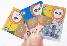 1/12 Dollhouse Simulation Classroom Learning Scene Accessories Mini Books